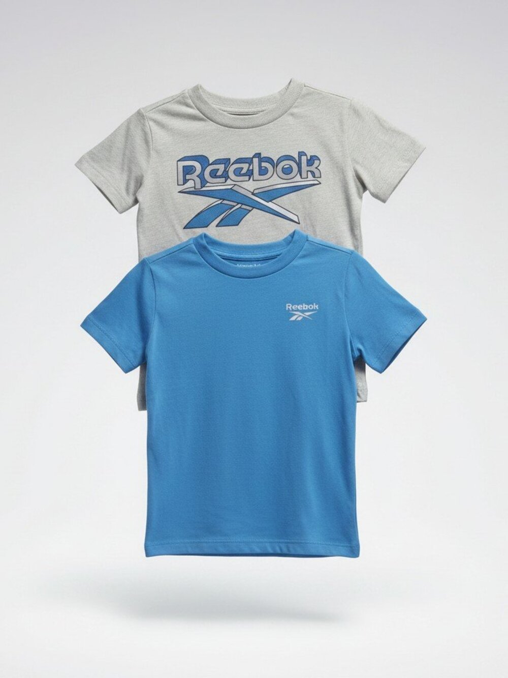 NWT Reebok 2-Pack Toddler T-Shirts Blue Gray Size 2T